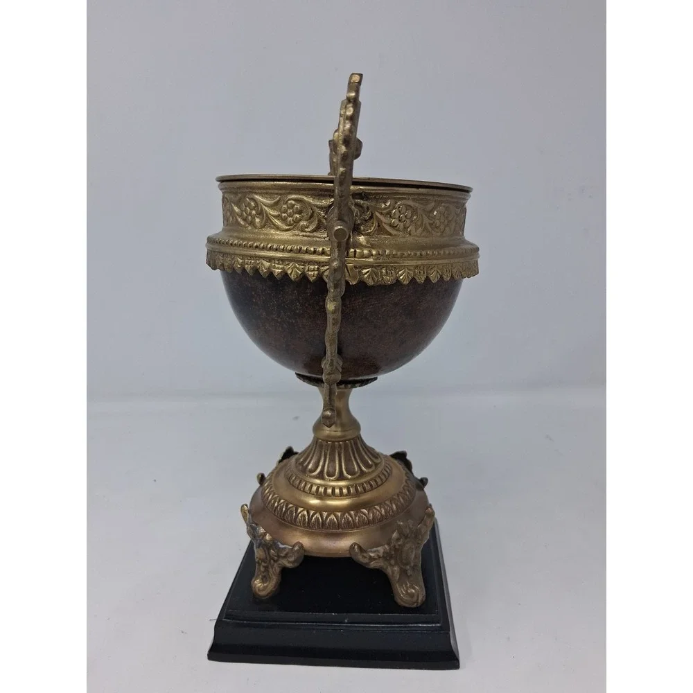 Castilian Imports Bronze Brown Urn Vase 9